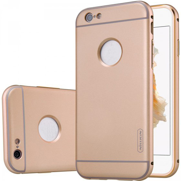 фото Чехол nillkin для apple iphone 6/6s gold