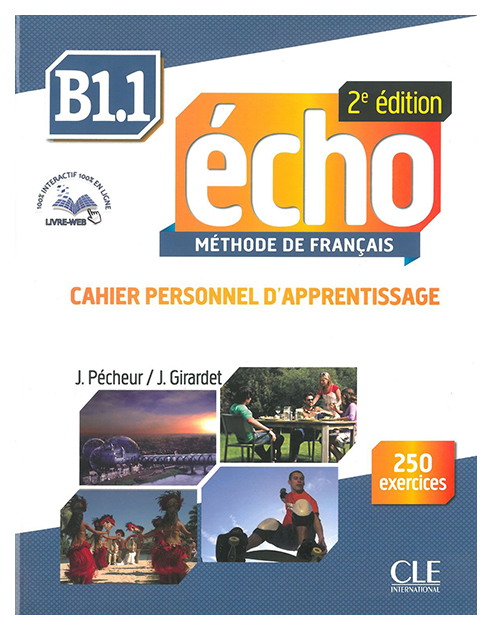 фото Methode echo 2eme edition niveau b1.1 cahier d'apprentissage (+ audio cd) cle international