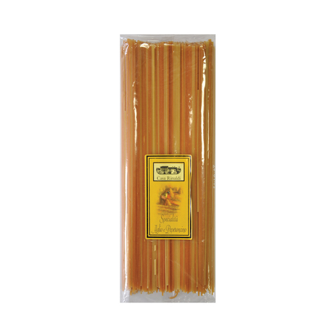 Паста спагетти с чесноком и острым перчиком CR 500 г