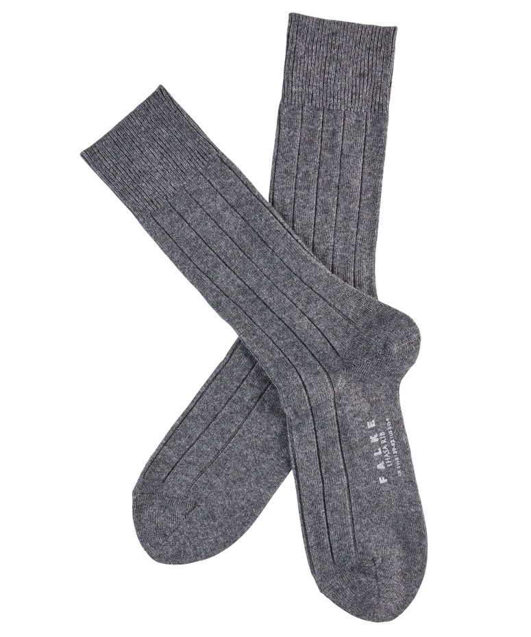 

Носки мужские FALKE Lhasa Rib SO серые 39-42, Lhasa Rib SO