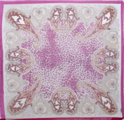 Платок женский FABRETTI 01KE8007-16 розовый, 120х120 см