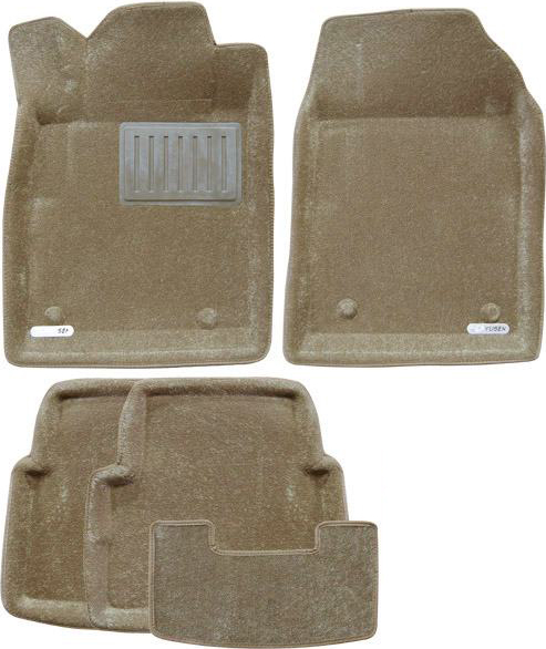 

Коврики в салон Klever Premium TOYOTA Verso 2009-2012, , 5 шт. текстиль, бежевые