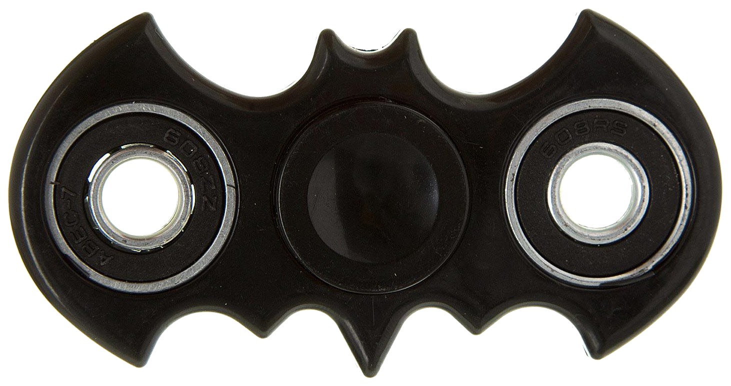 

СПИННЕР пластик бэтмен черный Batman Fidget Spinner- black Color PACK 9х9*1,1 см.