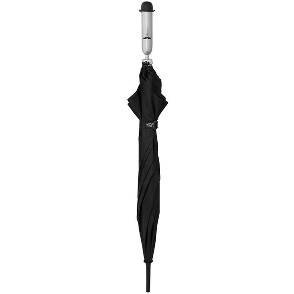 Зонт-трость унисекс полуавтоматический Opus One OP-SU101GL черный