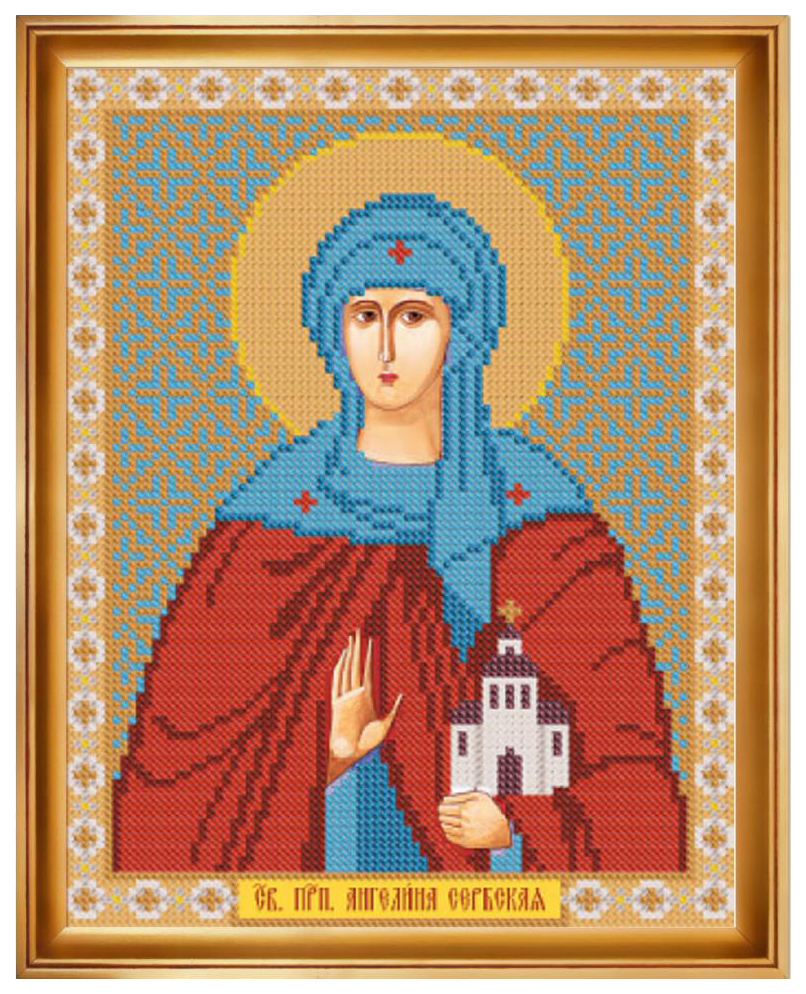 

Вышивка бисером Нова Слобода Св. Прп. Ангелина С 9107