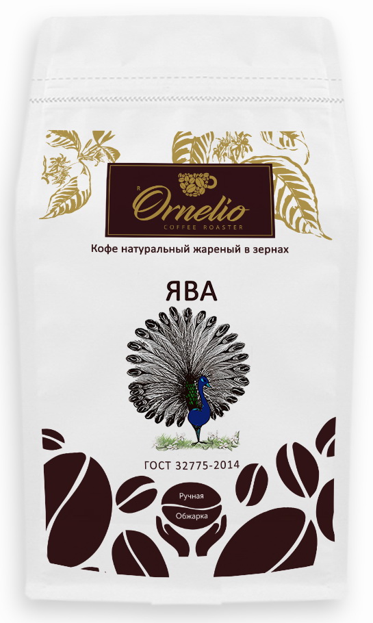 

Кофе арабика Ornelio натуральный жареный в зернах Ява