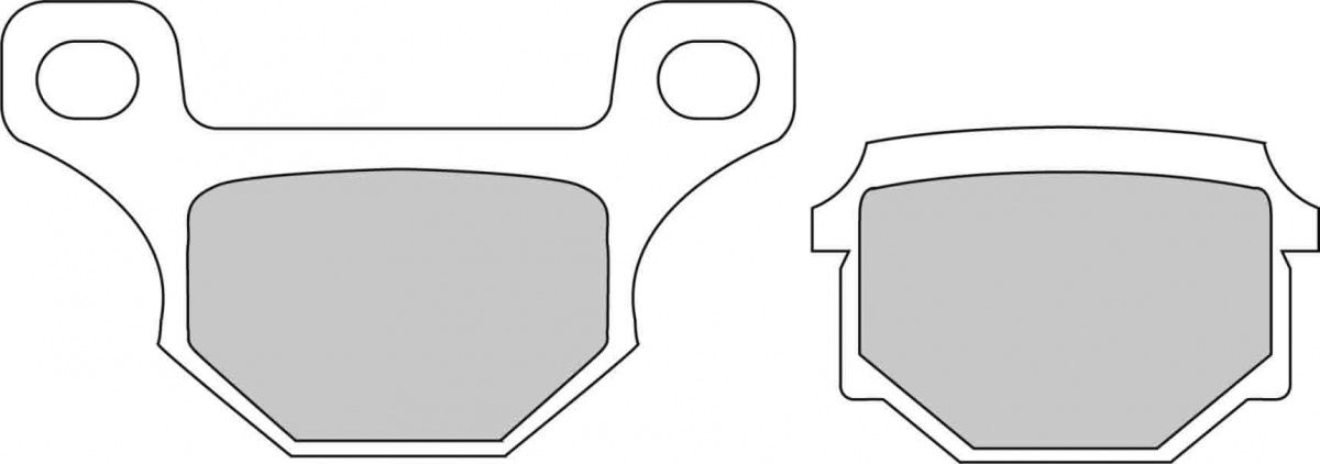 Тормозные колодки передние/задние Ferodo FDB384P для мотоциклов