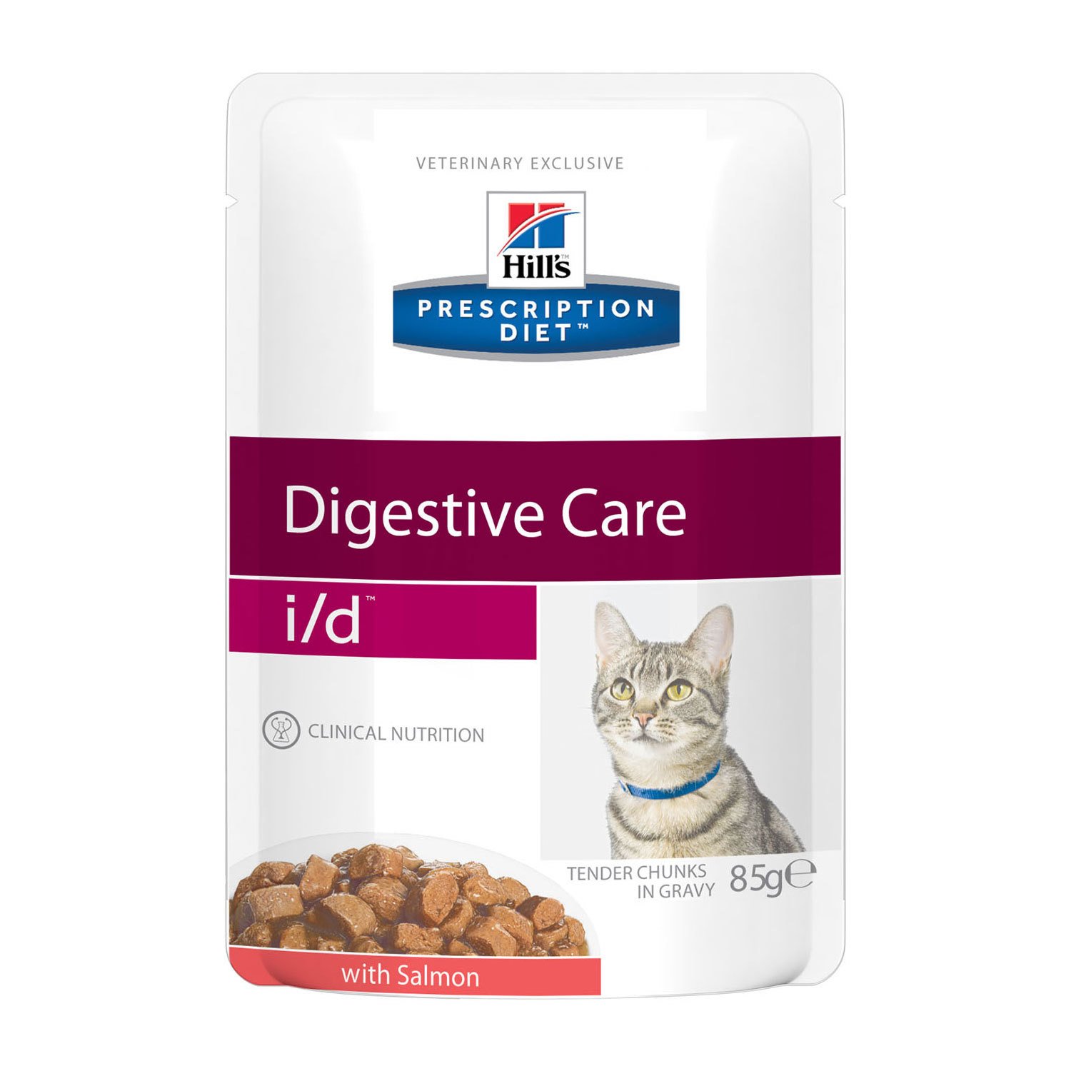 фото Влажный корм для кошек hill's prescription diet digestive care i/d, лосось, 12шт по 85г