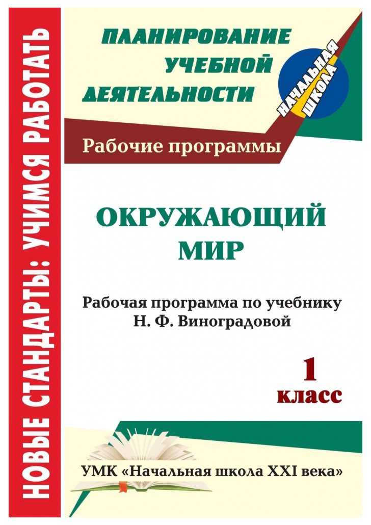 

Рабочая программа Окружающий мир. 1 класс