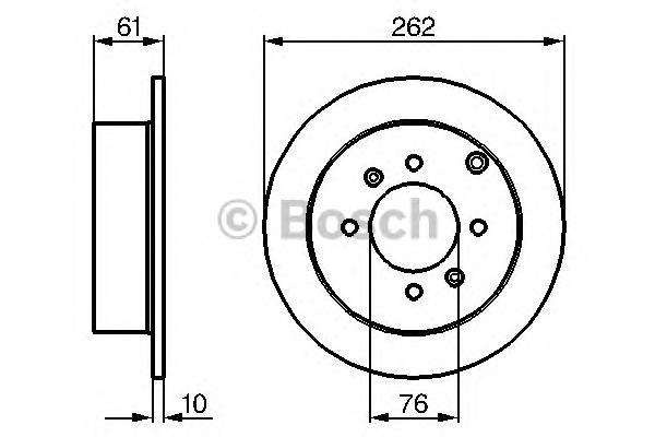 фото Тормозной диск bosch 0986479125