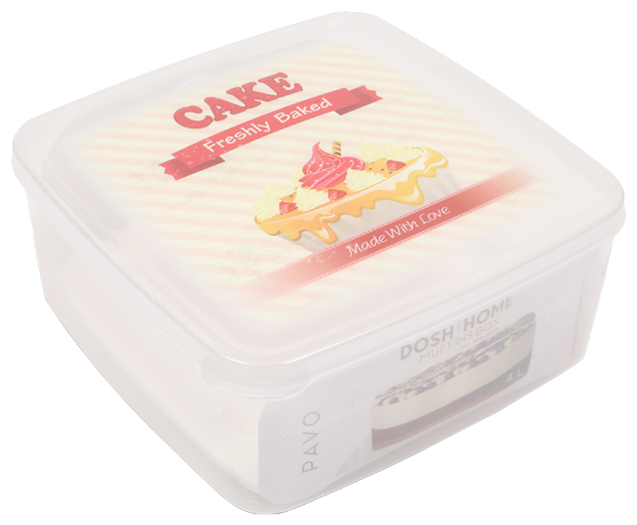 Контейнер для торта и маффинов Dosh | Home Pavo 300291 7,8 л