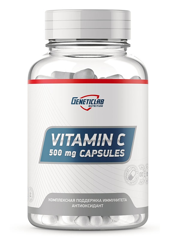 

Витамин C GeneticLab Nutrition Vitamin C 60 капсул, Vitamin C
