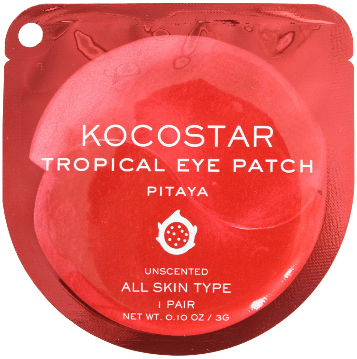 фото Патчи для глаз kocostar tropical eye patch pitaya 2 шт