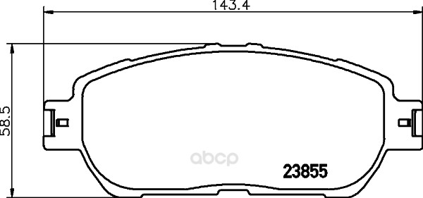 

Колодки тормозные Hella 8DB355014441