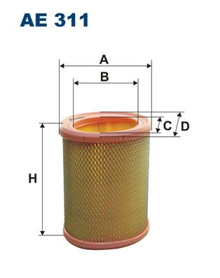 

Фильтр воздушный FILTRON AE311