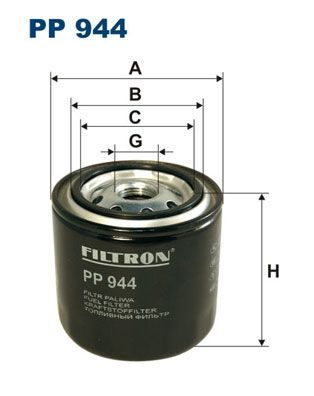 фото Фильтр топливный filtron pp944