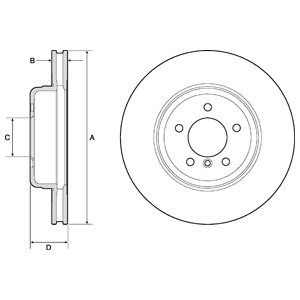 

Тормозной диск DELPHI BG9159C