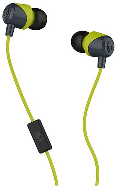 фото Наушники skullcandy jib in-ear green/grey