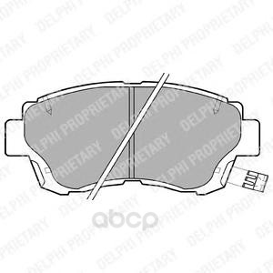 

Комплект тормозных колодок Delphi LP936