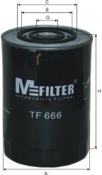 фото Фильтр масляный mfilter tf 666