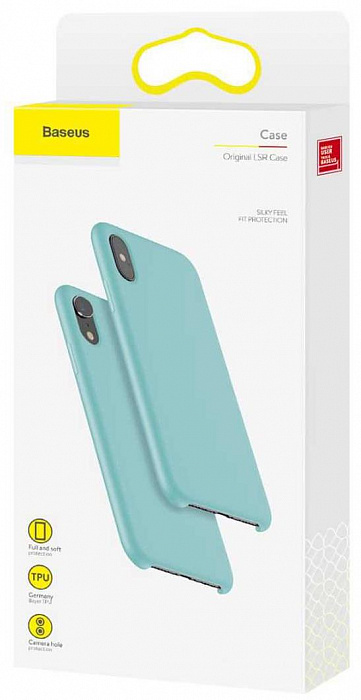 фото Чехол baseus original lsr (wiapiph65-asl03) для iphone xs max (blue)