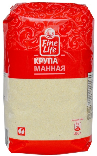 

Крупа Fine Life манная 800 г