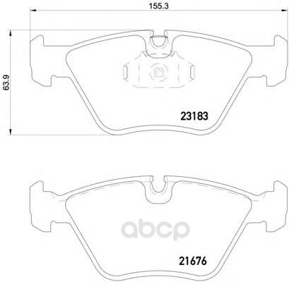 

Колодки тормозные дисковые, комплект Hella 8DB355009-001