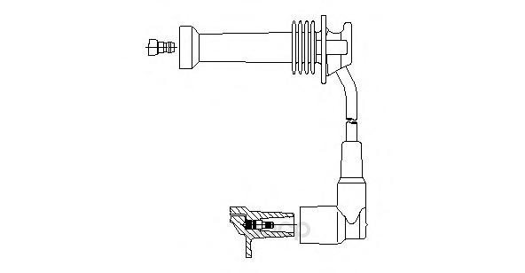 фото Провод высоковольтный ford/mazda2/volvo s40 95- bremi 8a17/15