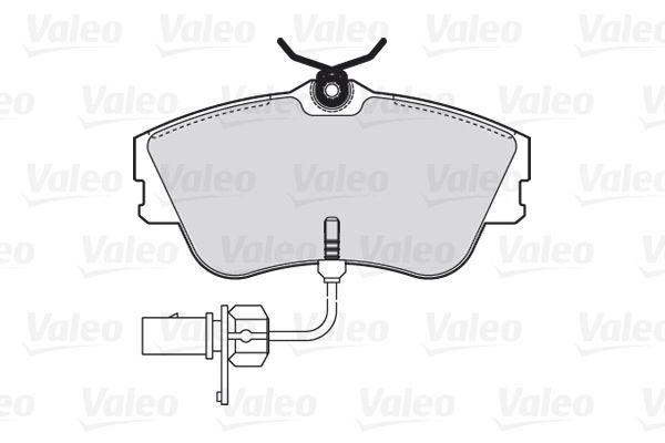

Комплект тормозных дисковых колодок Valeo 301814
