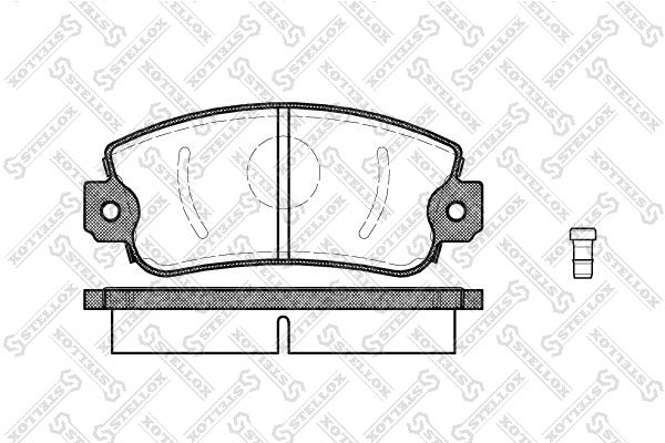 

Тормозные колодки Stellox дисковые 383002SX