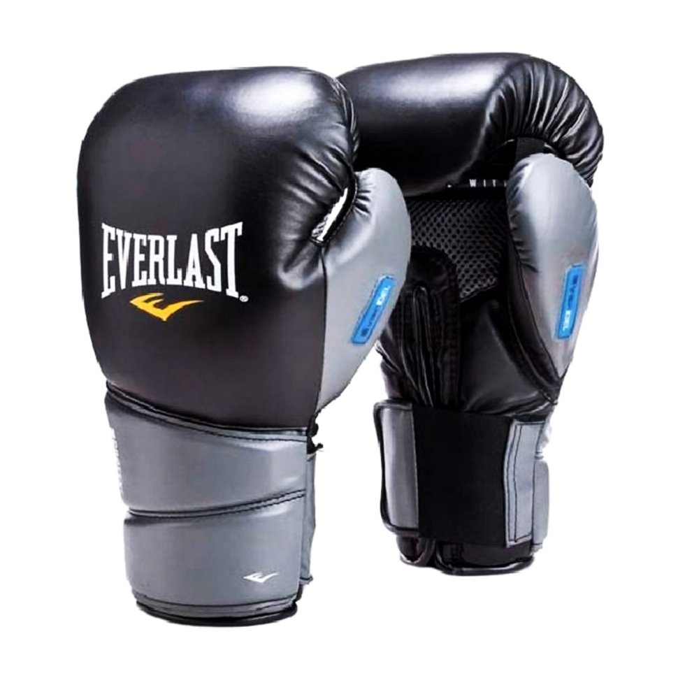 фото Боксерские перчатки тренировочные everlast protex 2 черные 12 унций