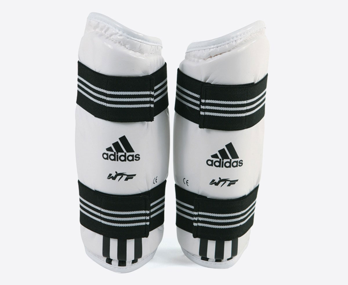 фото Защита предплечья для тхэквондо adidas wtf forearm protector белая xs