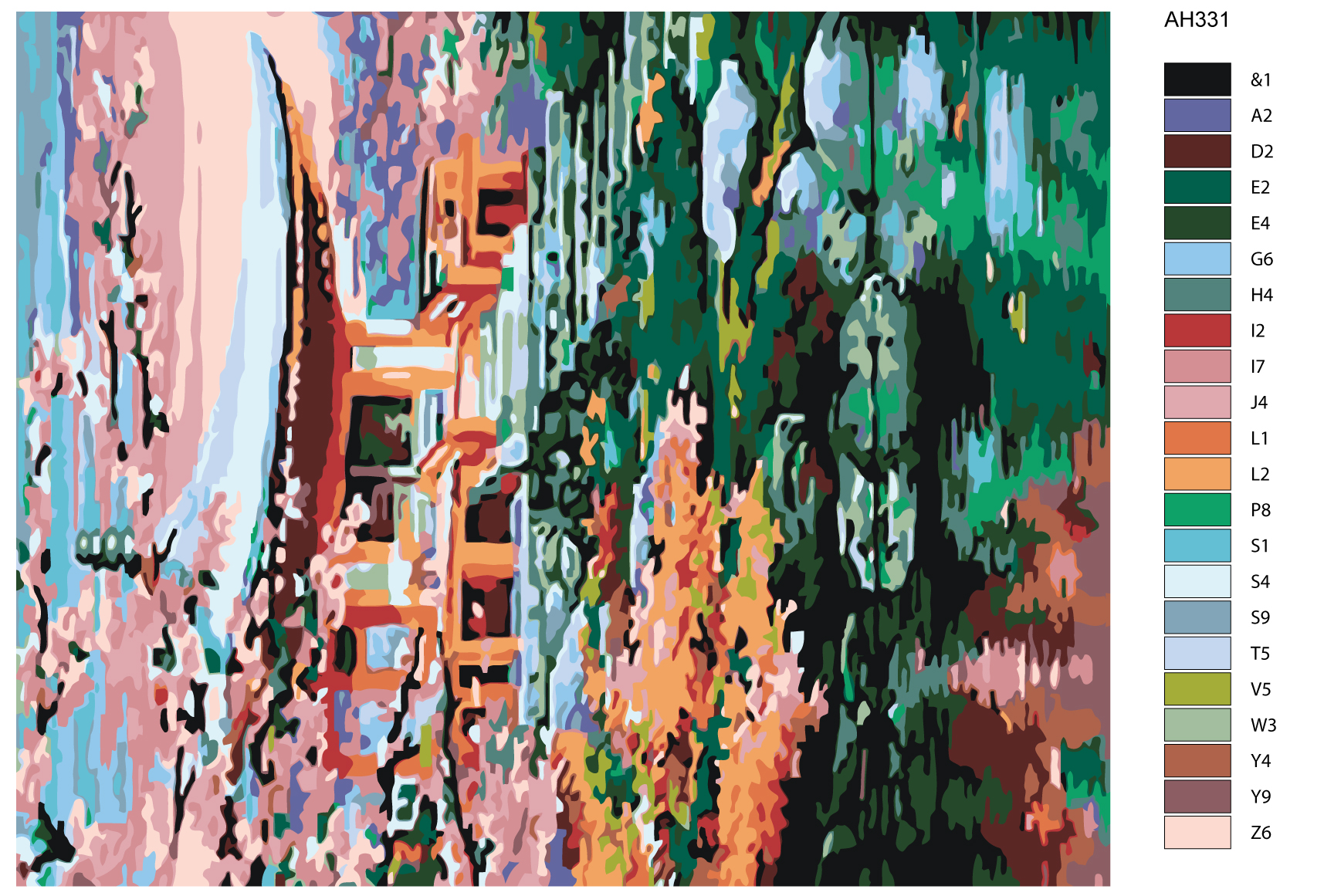 

Картина по номерам, 40 x 50, ARTH-AH331, ARTH-AH331