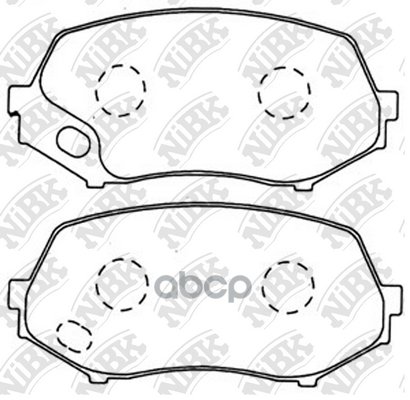 

Комплект тормозных колодок NiBK PN3514
