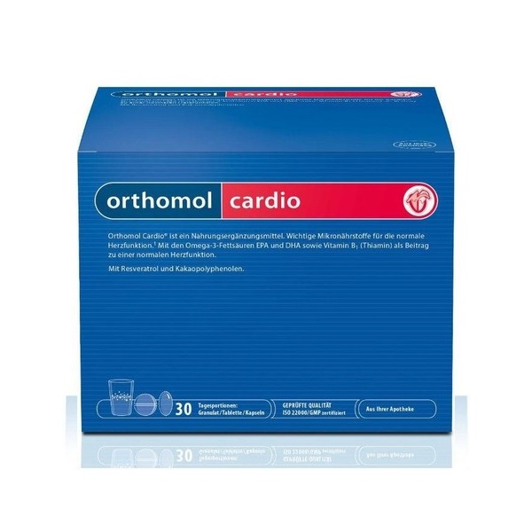 Витамины Ортомол Cardio саше двойное 30 шт 9239₽