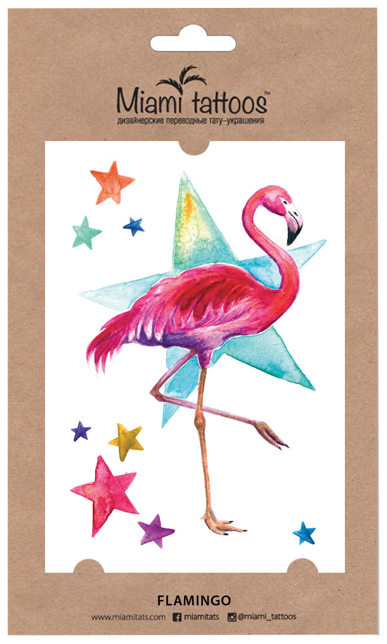 

Переводные тату Miami Tattoos Flamingo