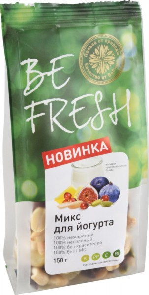 фото Микс для йогурта be fresh нежареный несоленый 150 г