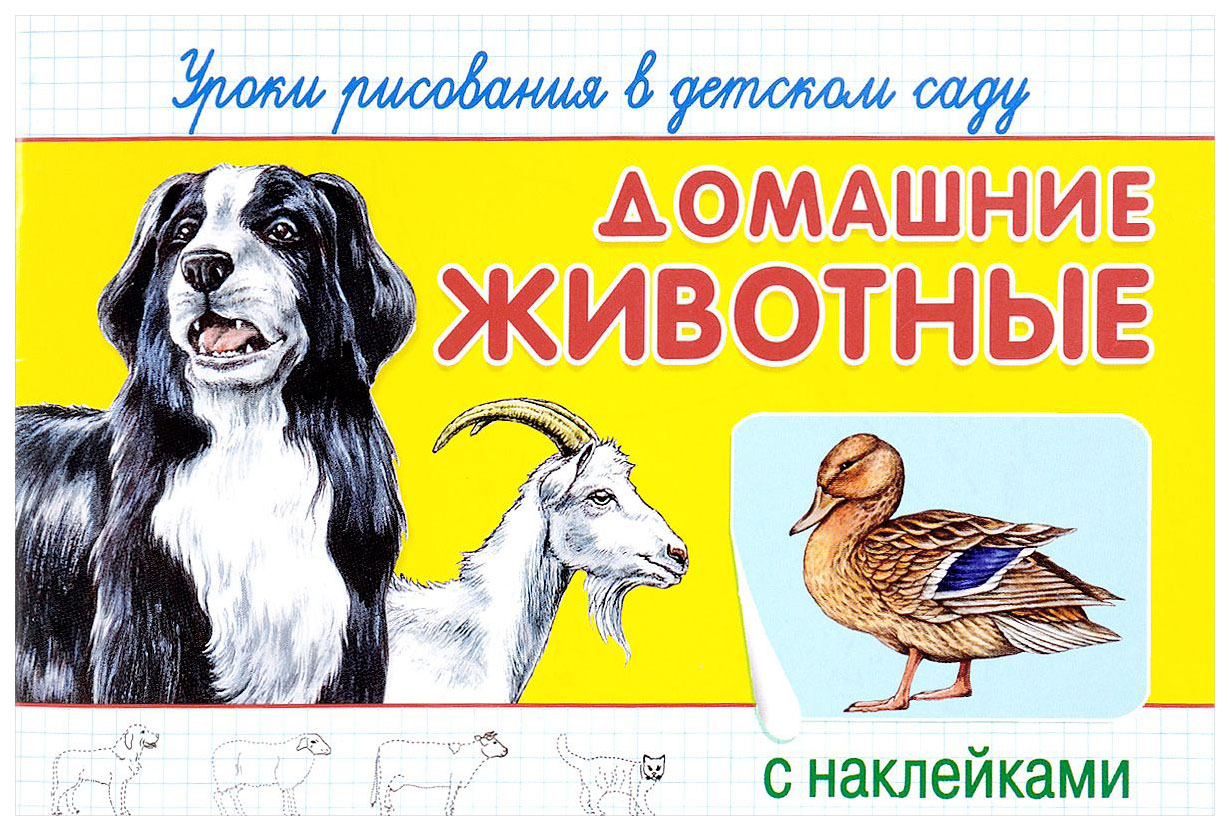 

Уроки Рисования В Детском Саду С наклейкам и Домашние Животные