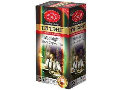 фото Чай черный в пакетиках для чашки ти тэнг midnight 25*2.5 г