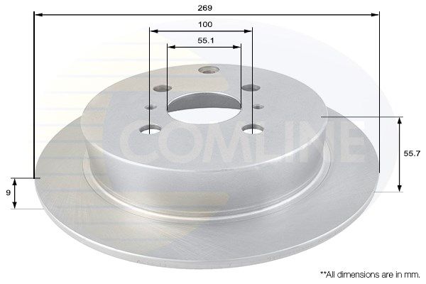 фото Тормозной диск comline adc01104