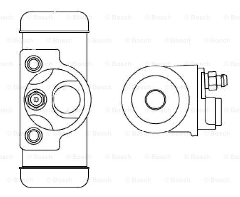 

Тормозной цилиндр BOSCH F 026 002 344