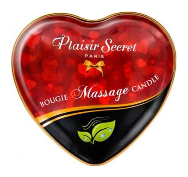 фото Массажная свеча plaisir secret bougie massage candle с нейтральным ароматом 35 мл