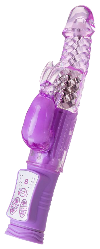 Фиолетовый вибратор High-Tech fantasy 22,5 см