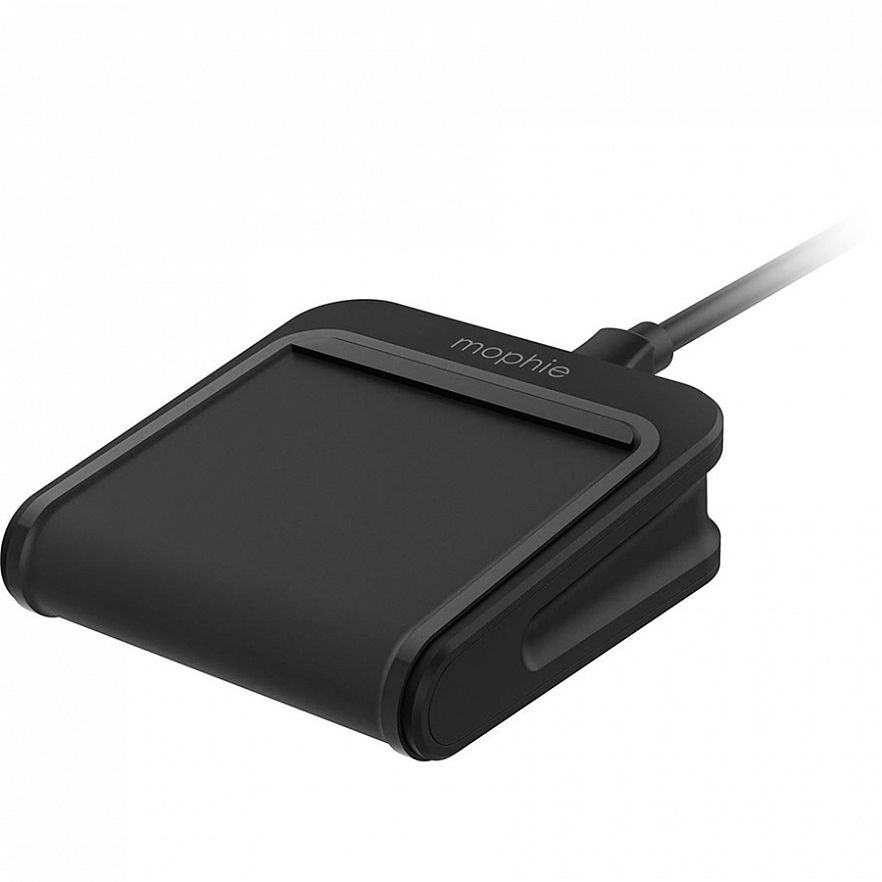фото Беспроводное зарядное устройство mophie charge stream pad mini, 5 w, black
