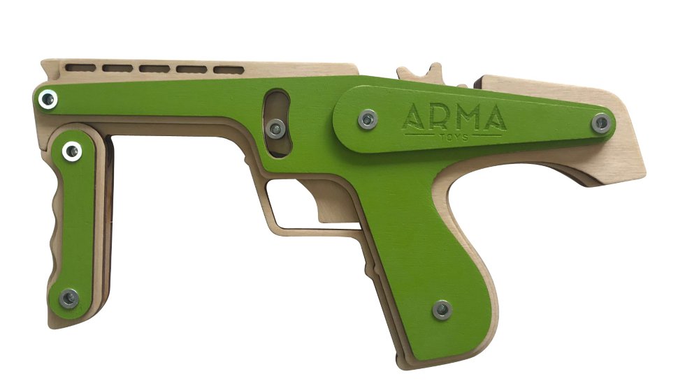 

Резинкострел Arma.toys Пистолет-пулемет, 20 зарядов