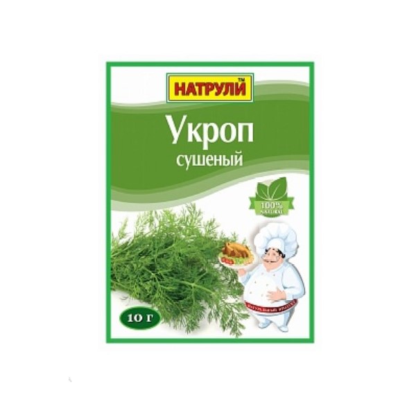 

Укроп Натрули сушеный 10 г