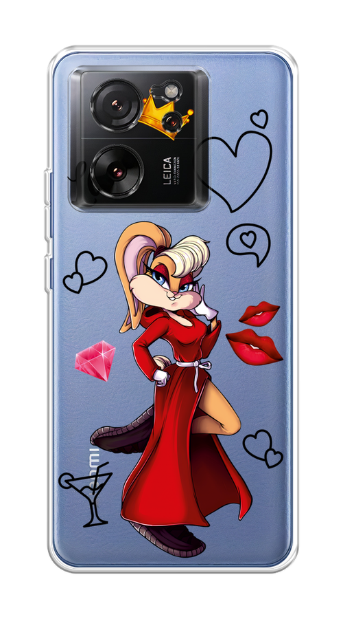 

Чехол на Xiaomi 13T "Rich Lola Bunny", Красный;бежевый;оранжевый, 319850-1