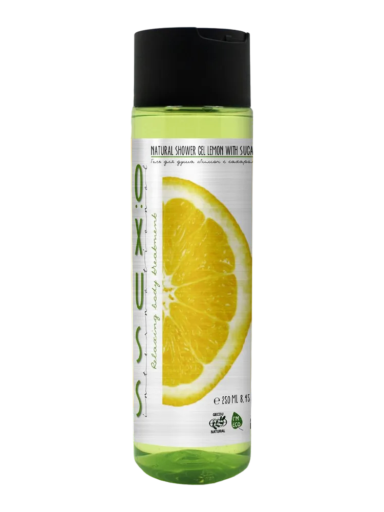 Гель для душа Oxuss Лимон с Сахаром натуральный, очищающий, для всех типов кожи 250 мл