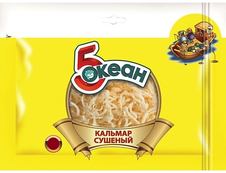 

Кальмар 5 Океан сушенный 100 г