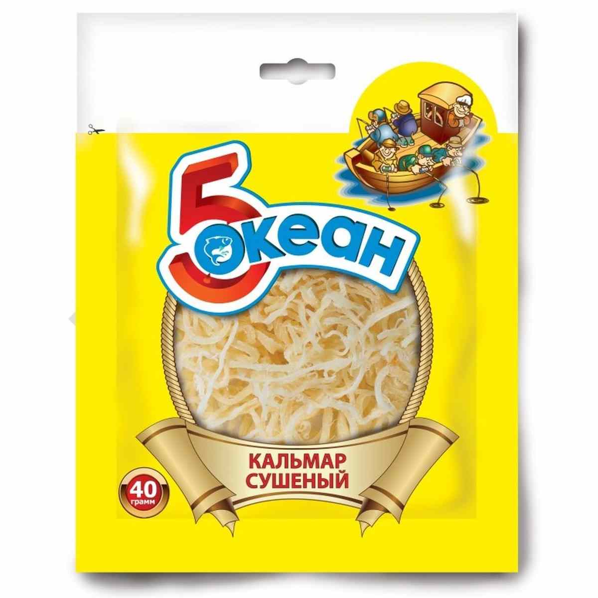 

Кальмар 5 Океан сушенный 40 г